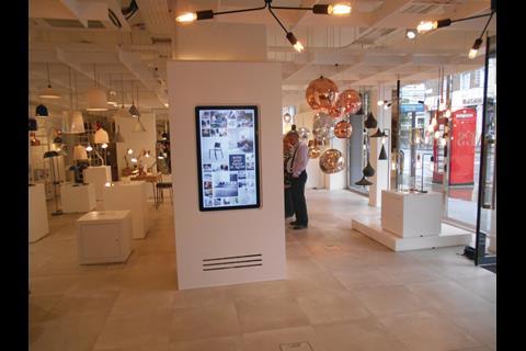 The new Heal's lighting store in London's Westbourne Grove